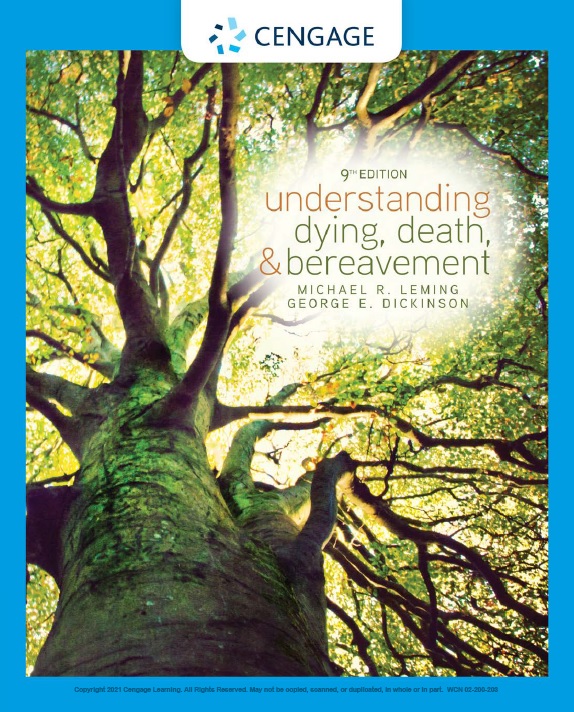 Understanding Dying, Death, And Bereavement, 9th Edition PDF By Michael