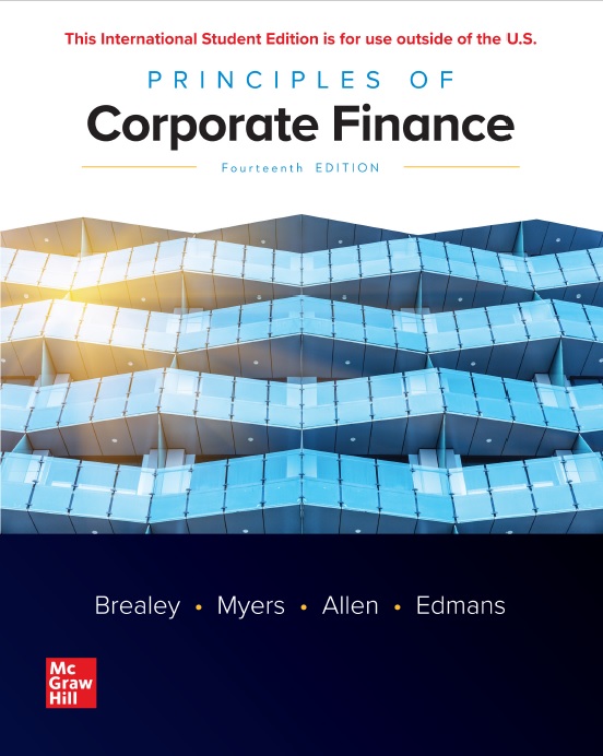 Principles Of Corporate Finance, 14th Edition PDF By Richard